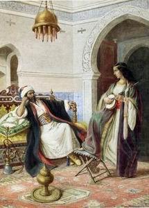 Arab or Arabic people and life. Orientalism oil paintings 127, unknow artist